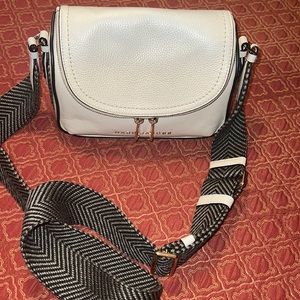 Mark Jacobs, genuine, leather, beige Crossbody with gold accents